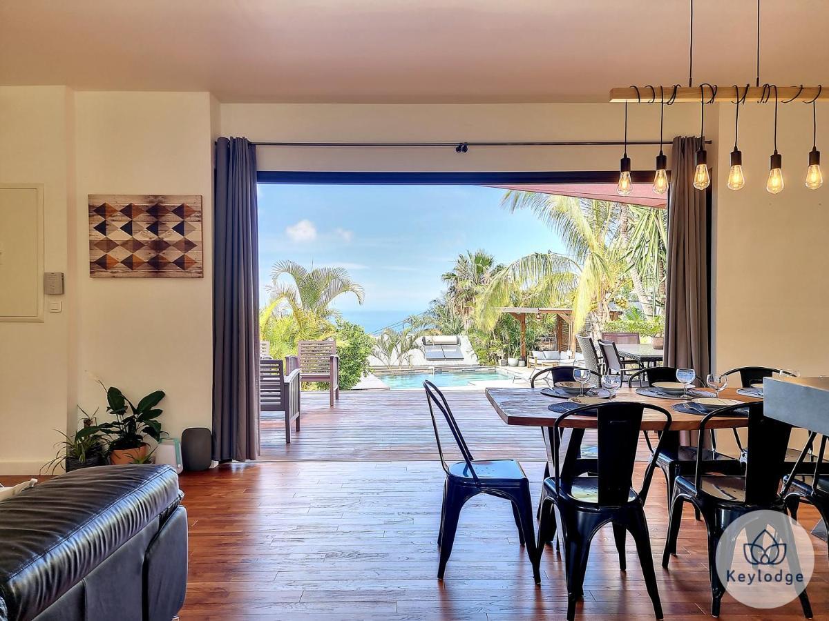 Villa O Baobhai Classee 4 Etoiles - Pisicine Privee Et Vue Mer - Saint-Pierre Zewnętrze zdjęcie